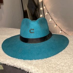 Charlie 1 horse turquoise hat